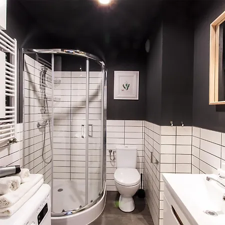 Apartment Black Apartment- Modern In The Center! Wroclaw